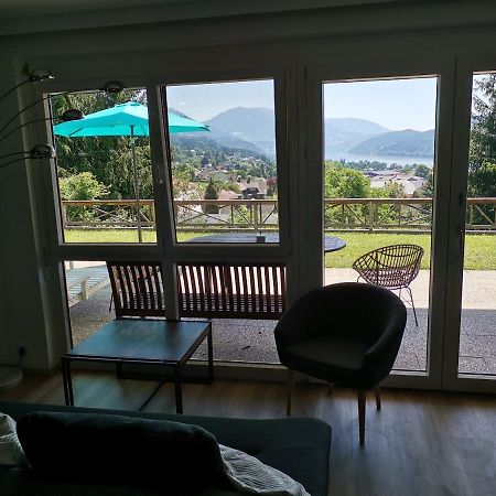 See:Zeit Das_Ferienhaus Seeboden Buitenkant foto