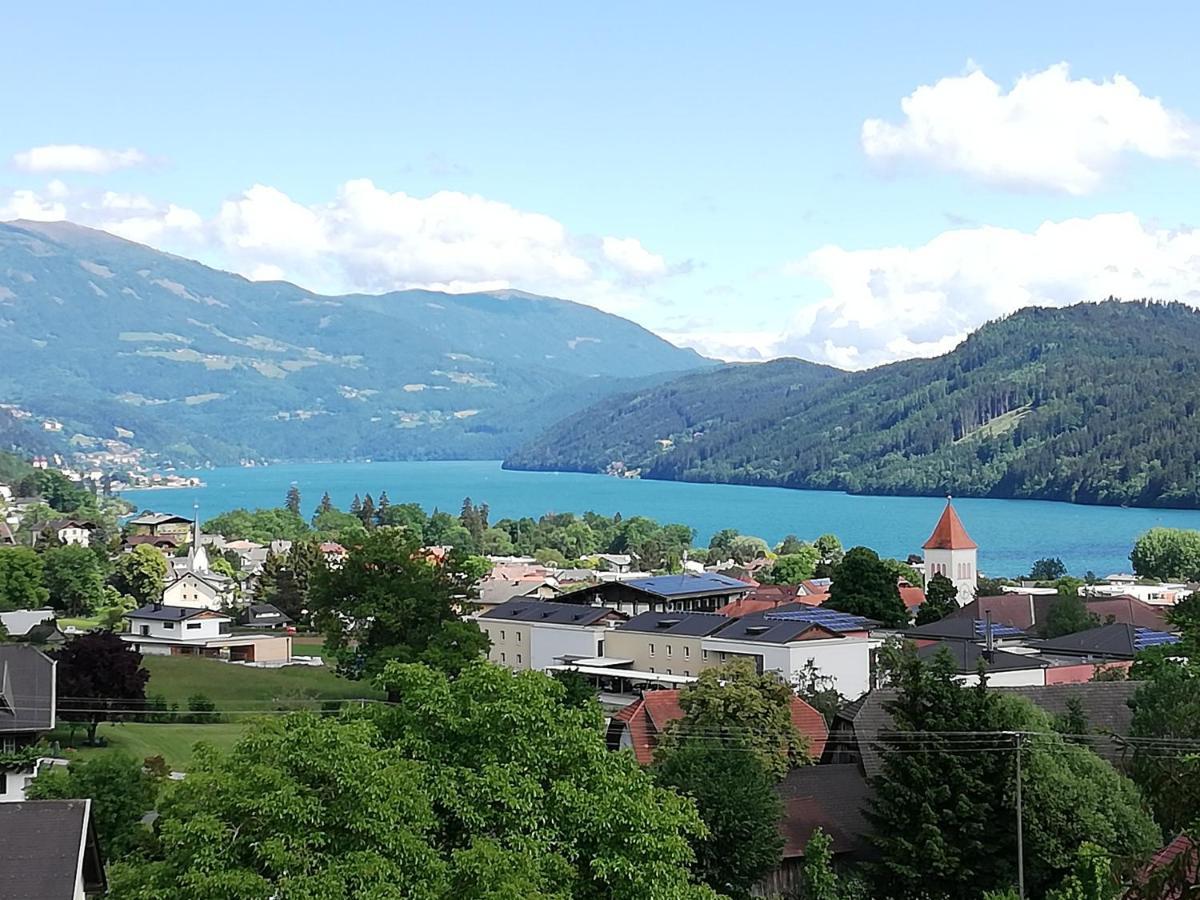 See:Zeit Das_Ferienhaus Seeboden Buitenkant foto