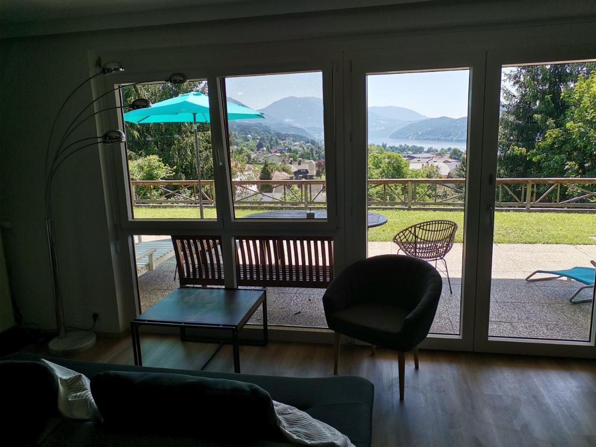 See:Zeit Das_Ferienhaus Seeboden Buitenkant foto
