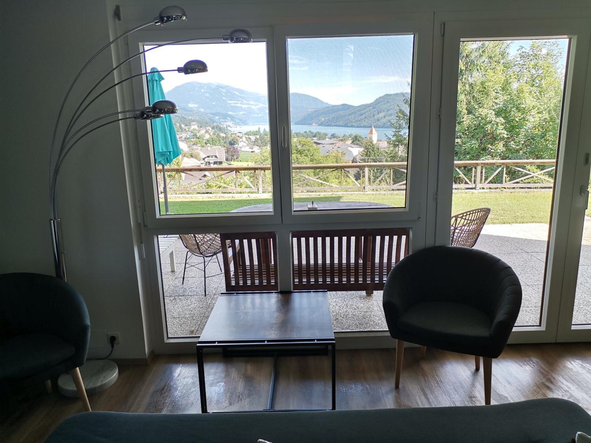 See:Zeit Das_Ferienhaus Seeboden Buitenkant foto